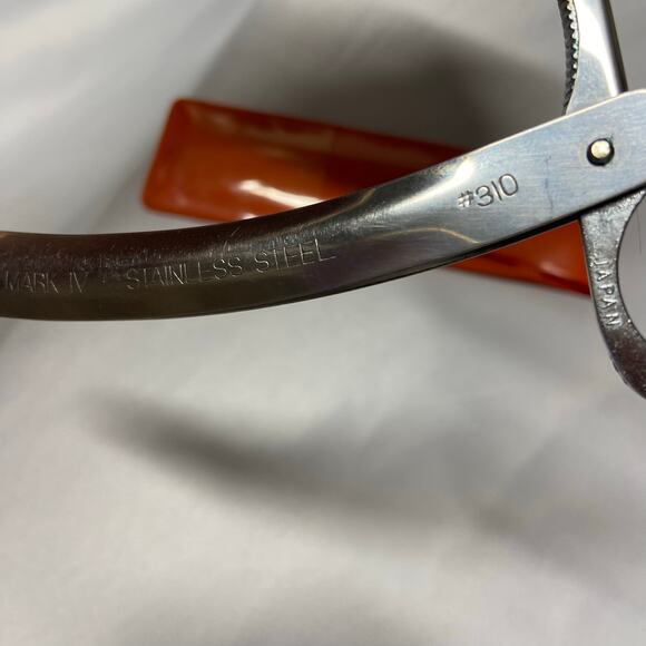 Vintage Mark IV Stainless Steel #310 Thinner Razor Made In Japan With Case - Picture 7 of 7